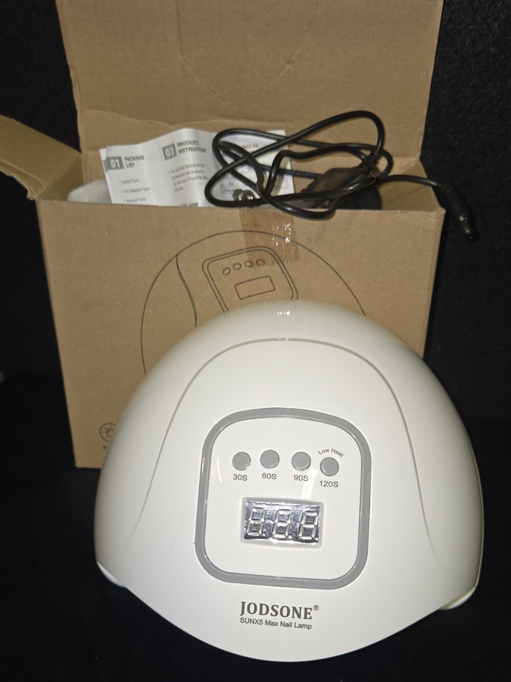 JodsonE SUNX5 White LED Nail Lamp